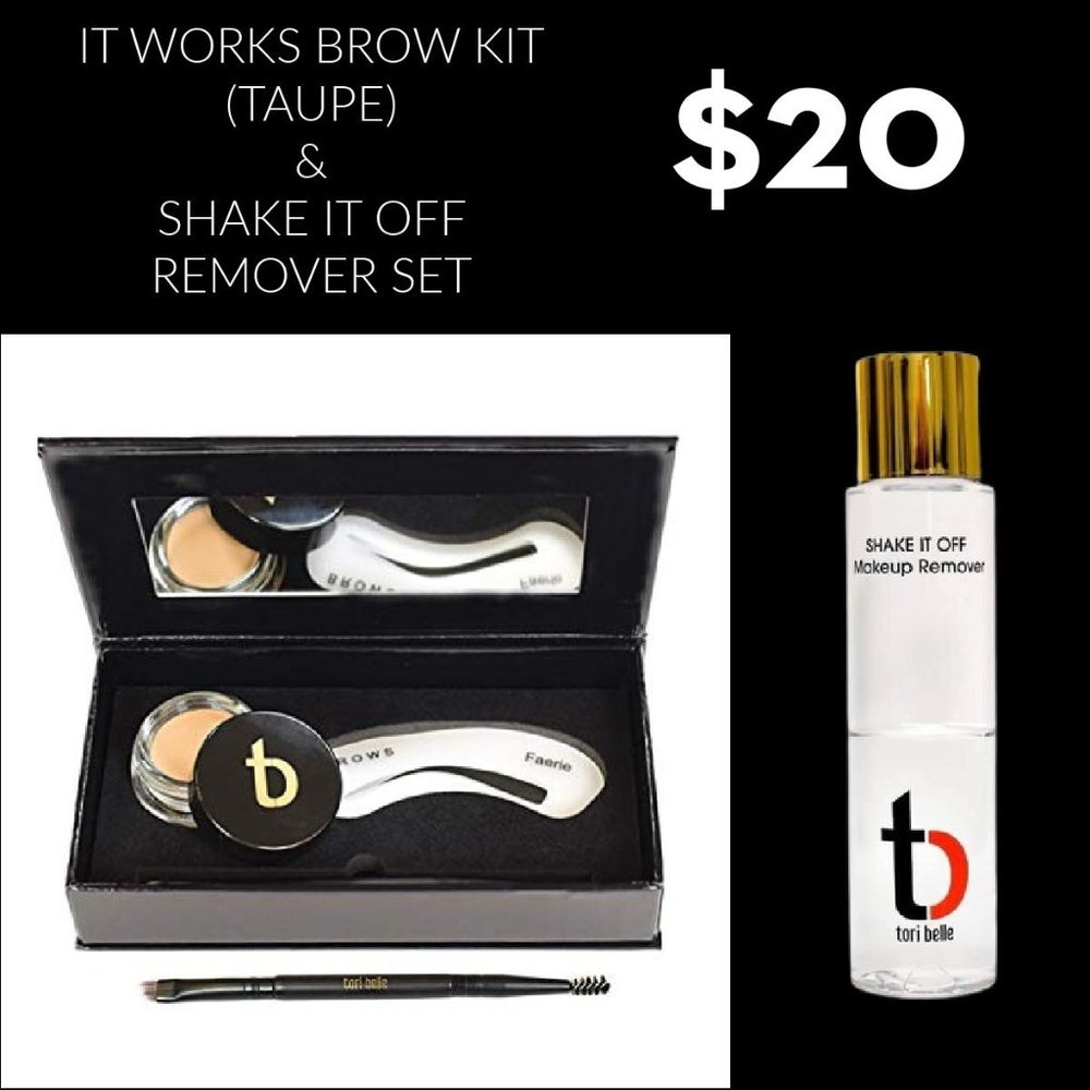 Tori Belle Brow Kit & Makeup Remover